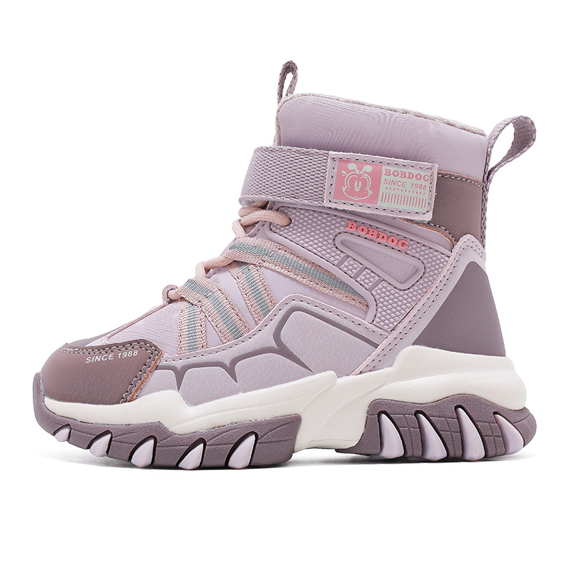 Нескользящие, легкие, амортизирующие детские хлопковые ботинки для детей BOBDOG, фиолетовый
Нескользящие, легкие, амортизирующие детские хлопковые ботинки для детей BOBDOG, фиолетовый