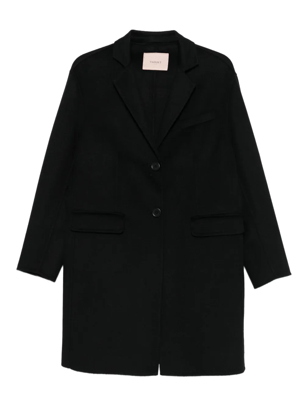 Однобортное пальто Twinset, черный
Однобортное пальто Twinset, черный