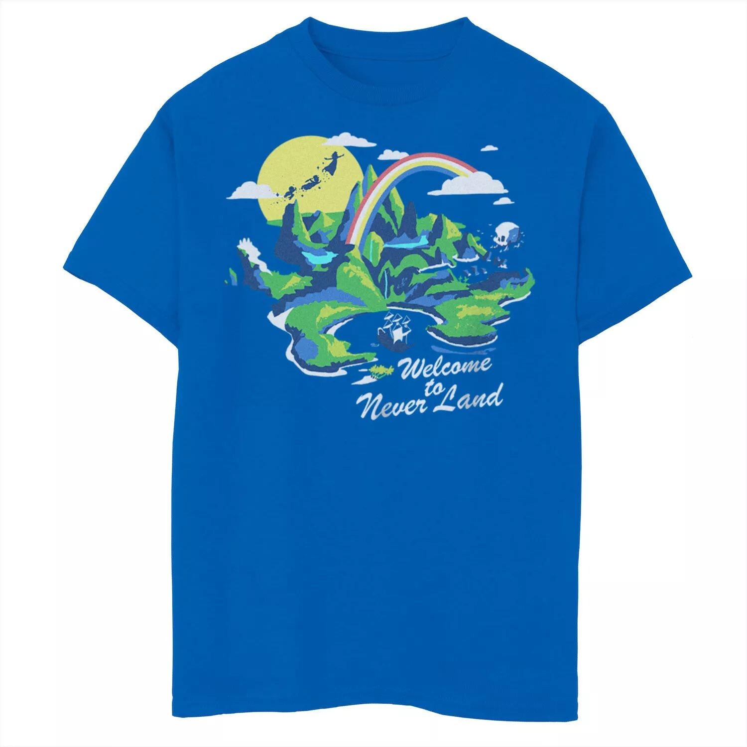 Футболка с рисунком «Питер Пэн» Disney для мальчиков 8–20 лет «Добро пожаловать в Неверленд» Licensed Character
Футболка с рисунком «Питер Пэн» Disney для мальчиков 8–20 лет «Добро пожаловать в Неверленд» Licensed Character