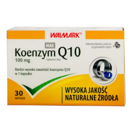 Koenzym Q10 Max Коэнзим 100 мг 30 капсул, Walmark 
Koenzym Q10 Max Коэнзим 100 мг 30 капсул, Walmark