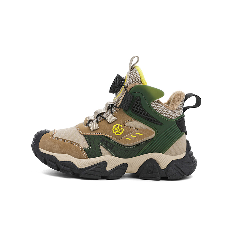 Детские уличные ботинки mid top из искусственной кожи с противоскользящей подошвой, защитой от ударов, износостойкие и термостойкие Jeep, mocha-thickened and fleece-lined
Детские уличные ботинки mid top из искусственной кожи с противоскользящей подошвой, защитой от ударов, износостойкие и термостойкие Jeep, mocha-thickened and fleece-lined