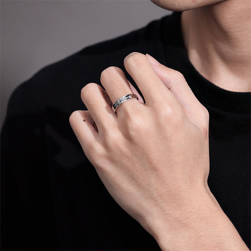 AKAK Кольцо из стерлингового серебра 925 пробы мужское
AKAK Кольцо из стерлингового серебра 925 пробы мужское