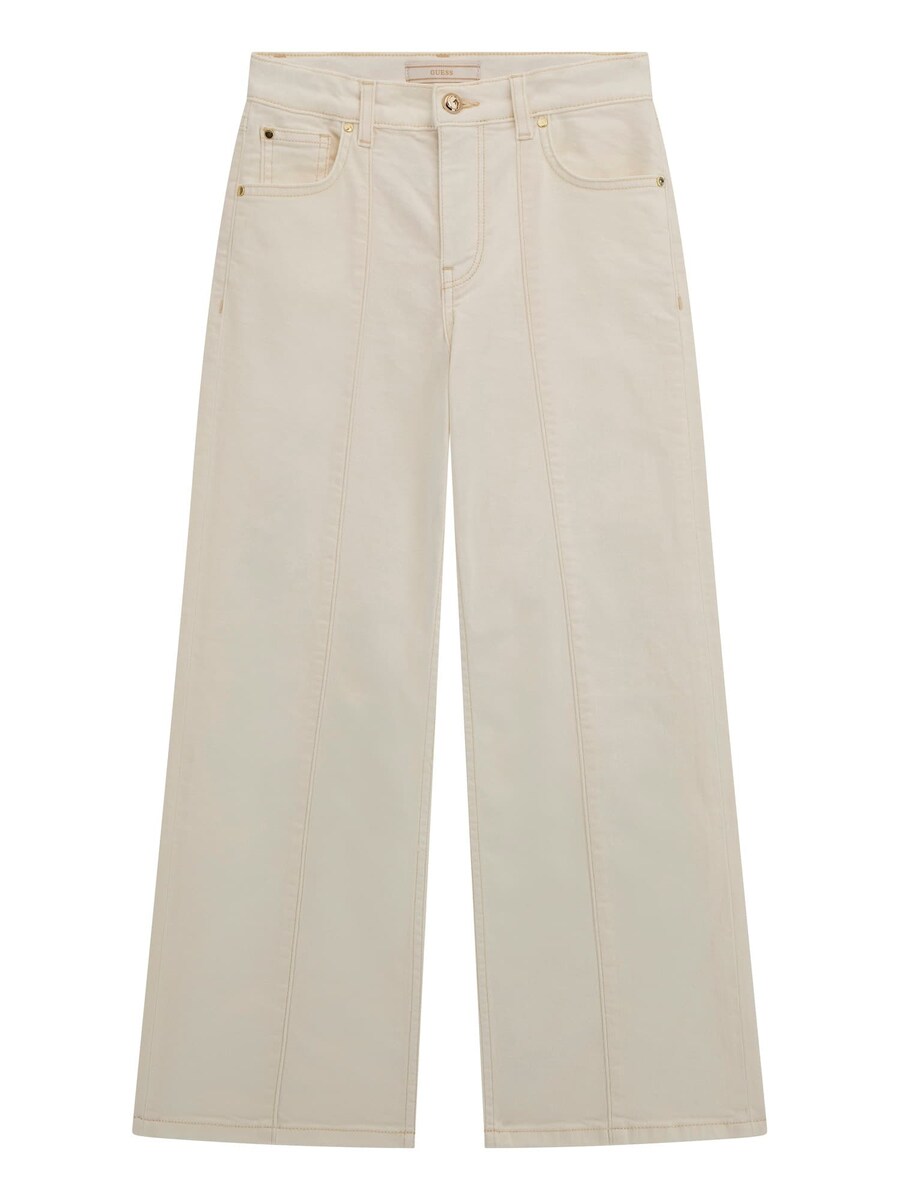 Джинсы с широкими штанинами GUESS, кремовый
Джинсы с широкими штанинами GUESS, кремовый