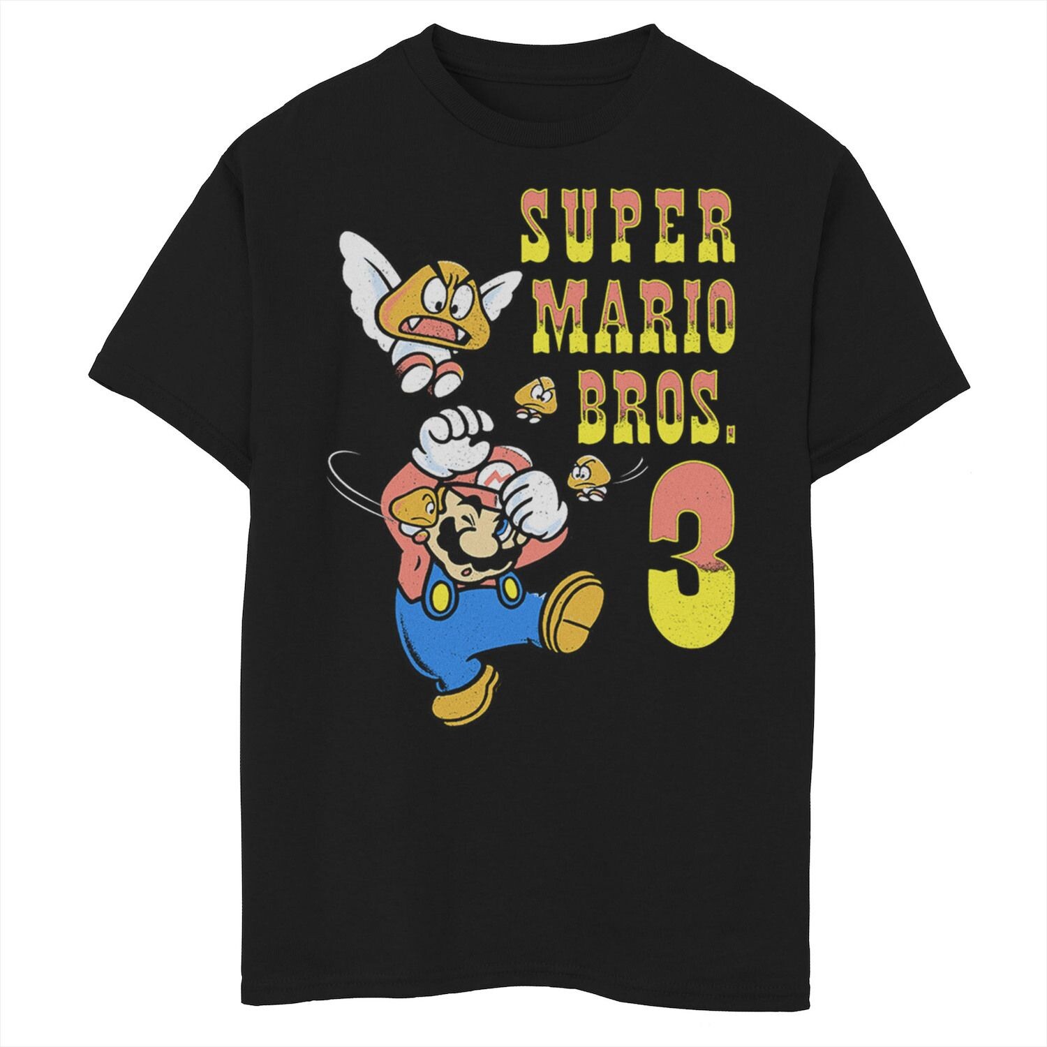 Футболка Nintendo Super Mario 3 Flying Goombas для мальчиков 8–20 лет Licensed Character, черный
Футболка Nintendo Super Mario 3 Flying Goombas для мальчиков 8–20 лет Licensed Character, черный