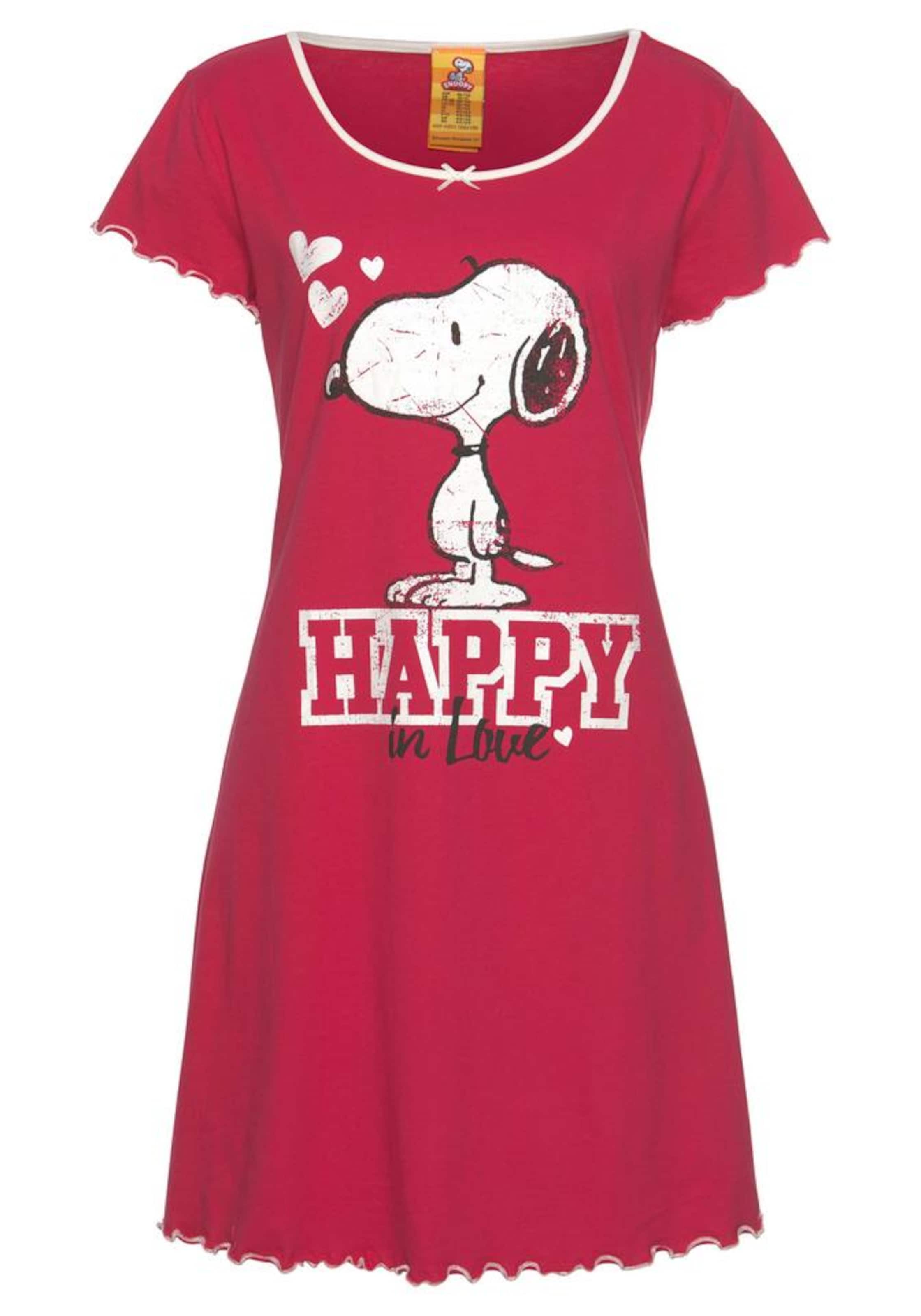 PEANUTS Ночная сорочка в красном цвете
PEANUTS Ночная сорочка в красном цвете
