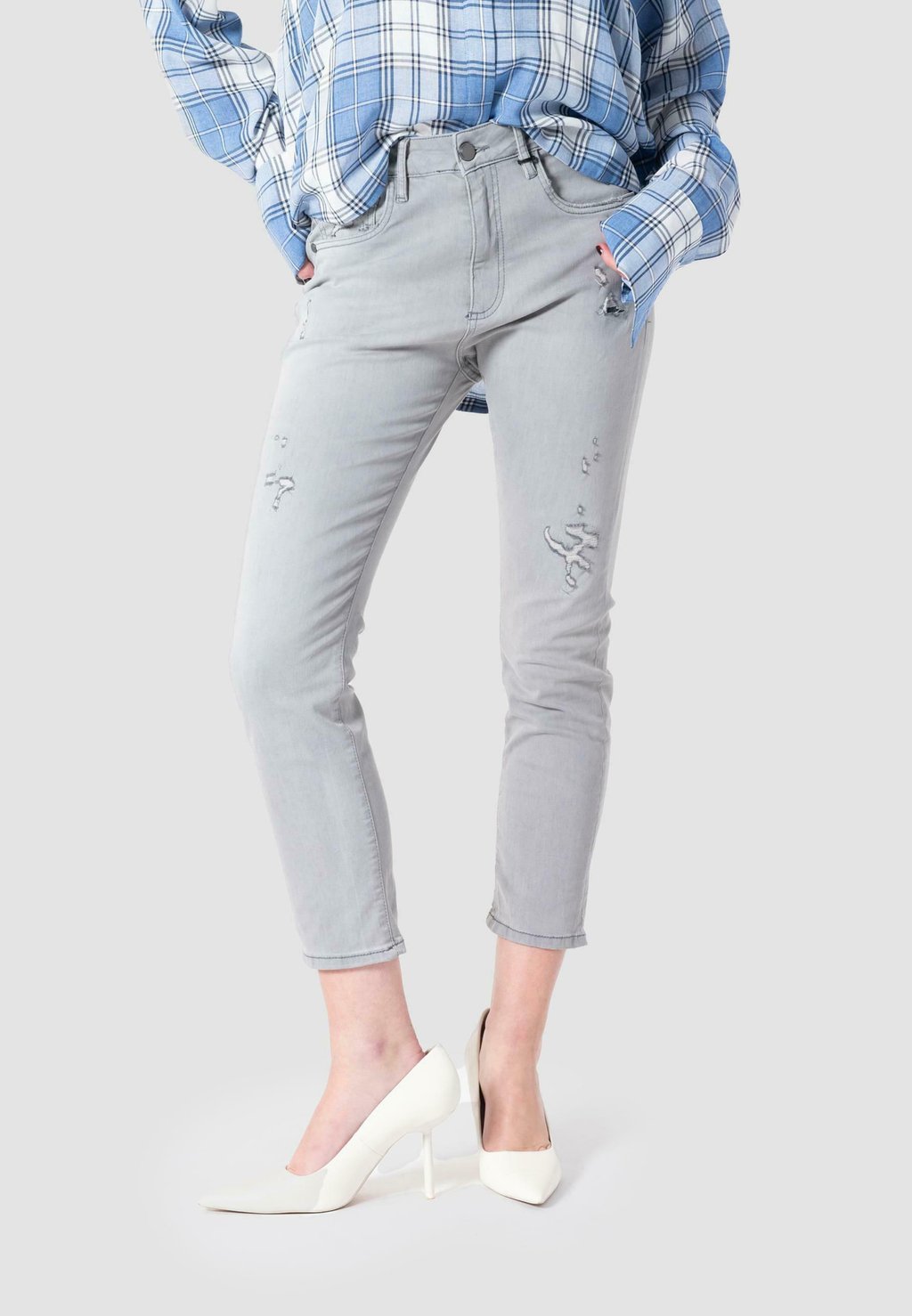 Джинсы облегающего кроя Elias Rumelis, серый
Джинсы облегающего кроя Elias Rumelis, серый