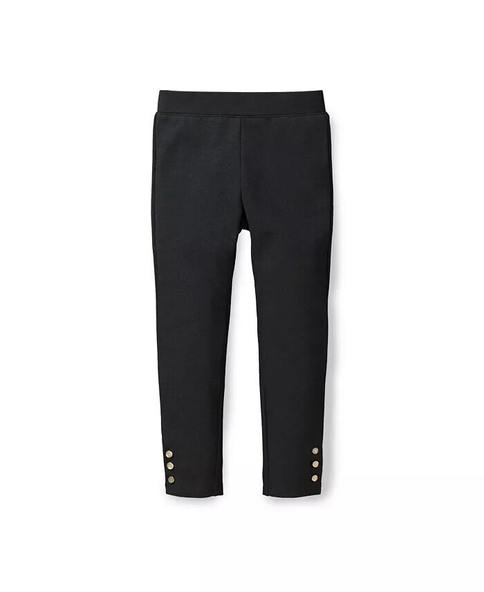 Брюки Ponte на пуговицах и манжетах для маленьких девочек Hope & Henry, черный
Брюки Ponte на пуговицах и манжетах для маленьких девочек Hope & Henry, черный