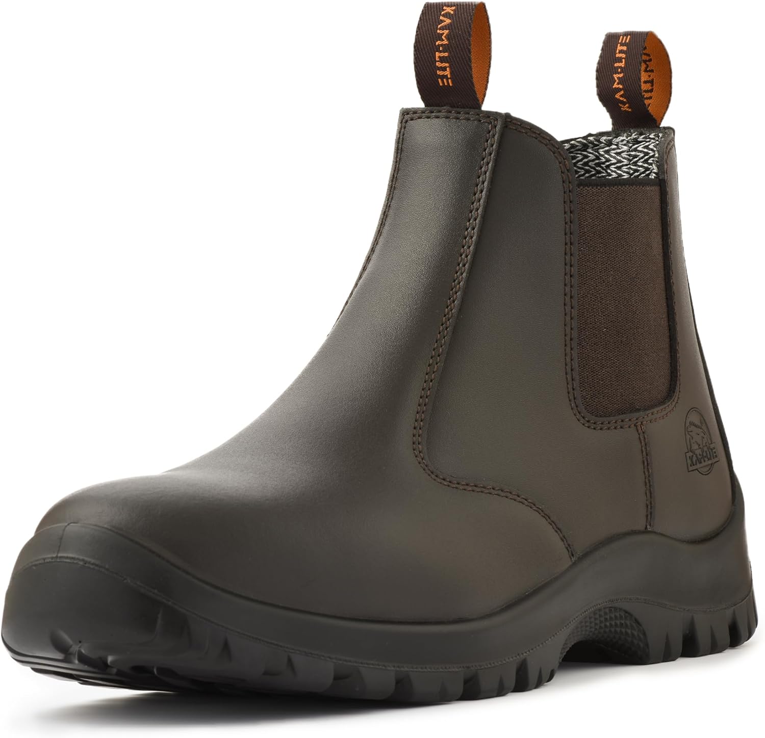 Ботинки для мужчин, слипоны с стальным носком Chelsea, водонепроницаемые, противоскользящие, легкие, удобные, дышащие ботинки с защитным носком Kam-Lite, коричневый
Ботинки для мужчин, слипоны с стальным носком Chelsea, водонепроницаемые, противоскользящие, легкие, удобные, дышащие ботинки с защитным носком Kam-Lite, коричневый