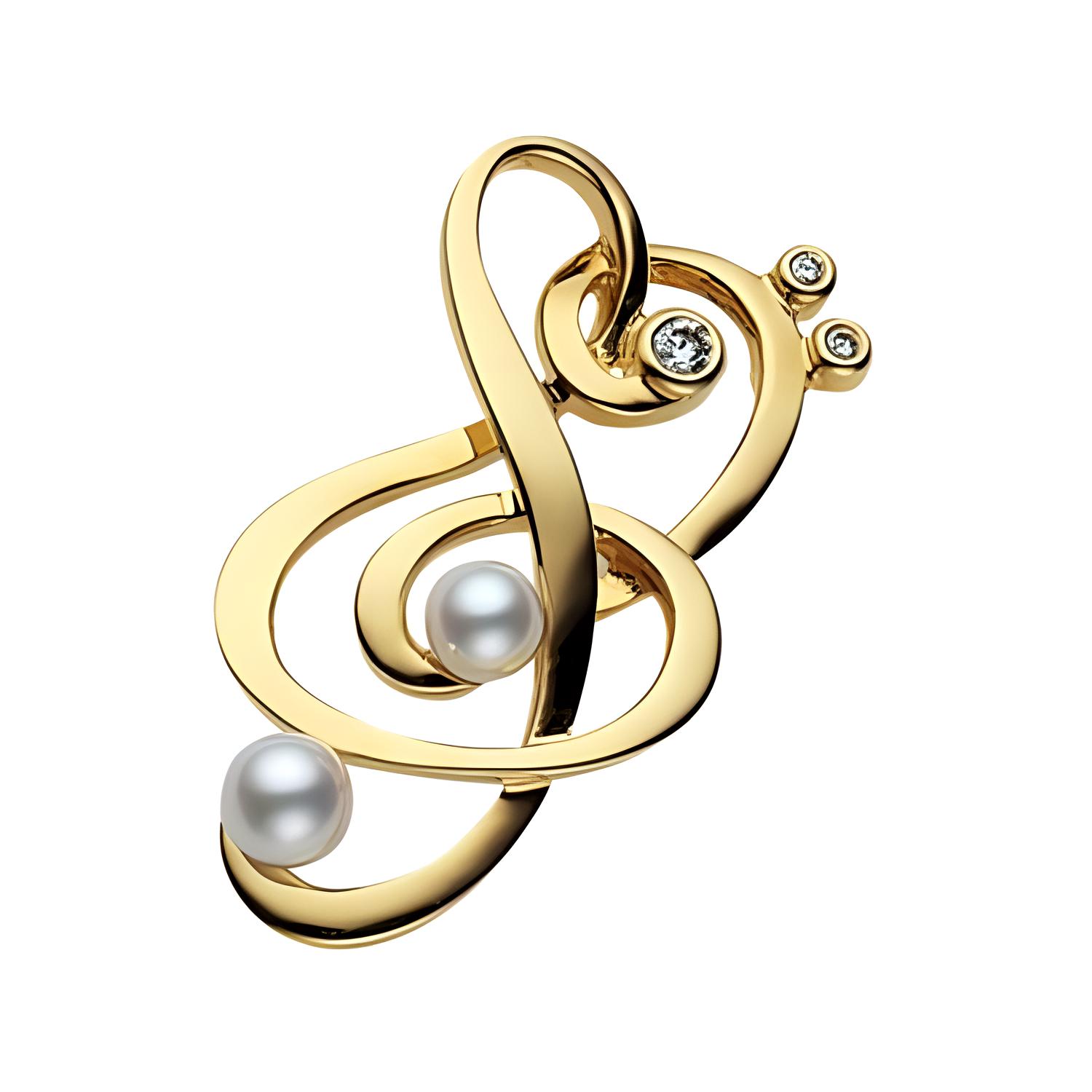 MIKIMOTO Брошь Pearl Diamond Unisex Gold
MIKIMOTO Брошь Pearl Diamond Unisex Gold