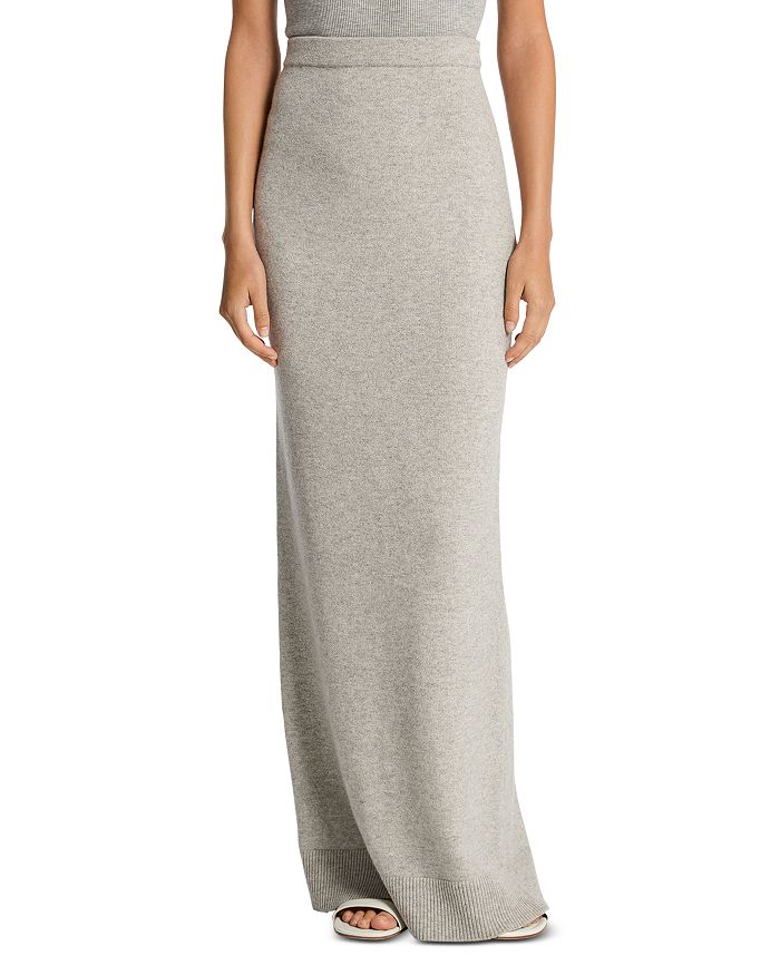 Кашемировая юбка макси с разрезом сзади Michael Kors Collection, серый
Кашемировая юбка макси с разрезом сзади Michael Kors Collection, серый