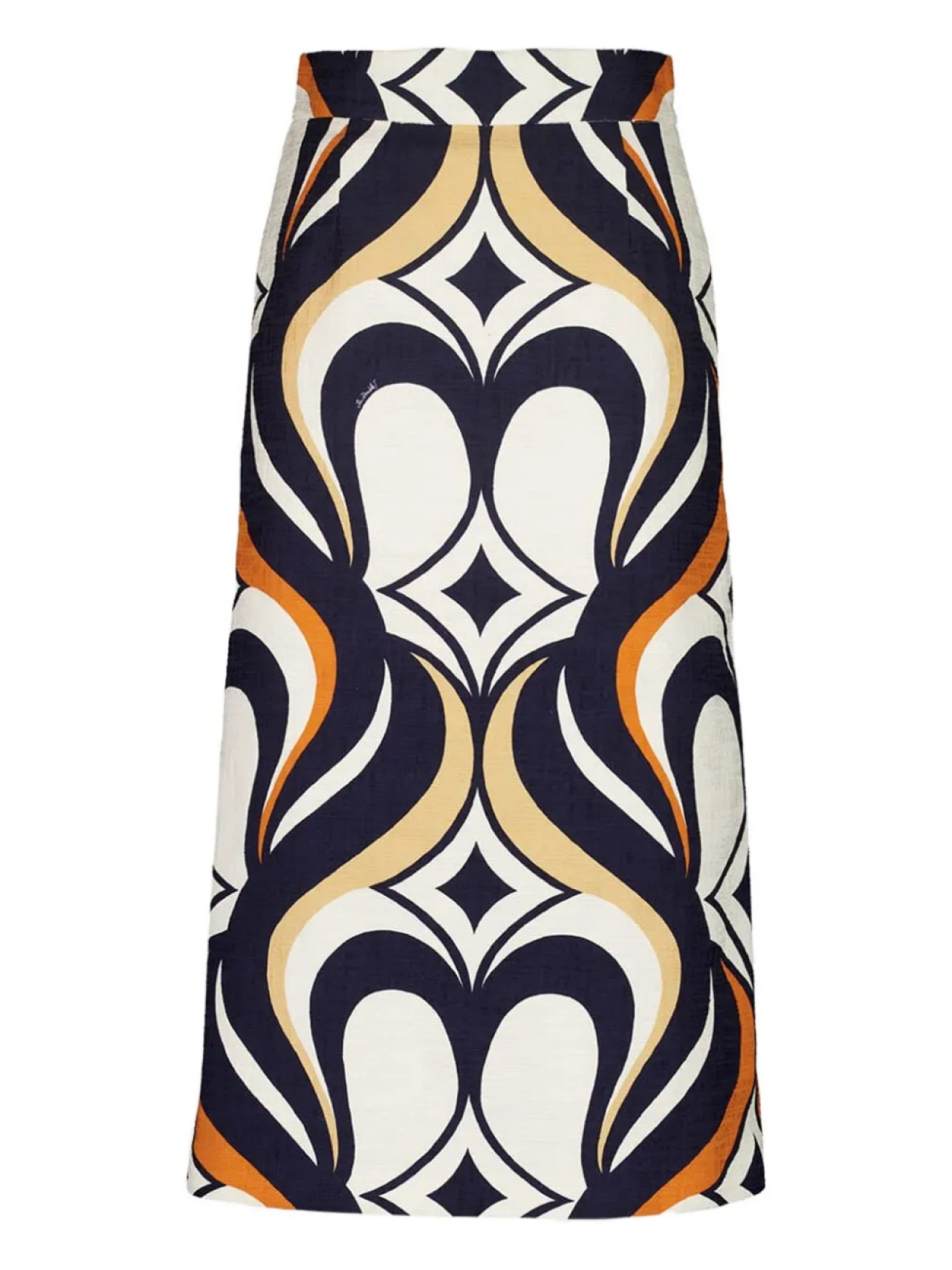 La DoubleJ юбка миди с узором, белый 
La DoubleJ юбка миди с узором, белый