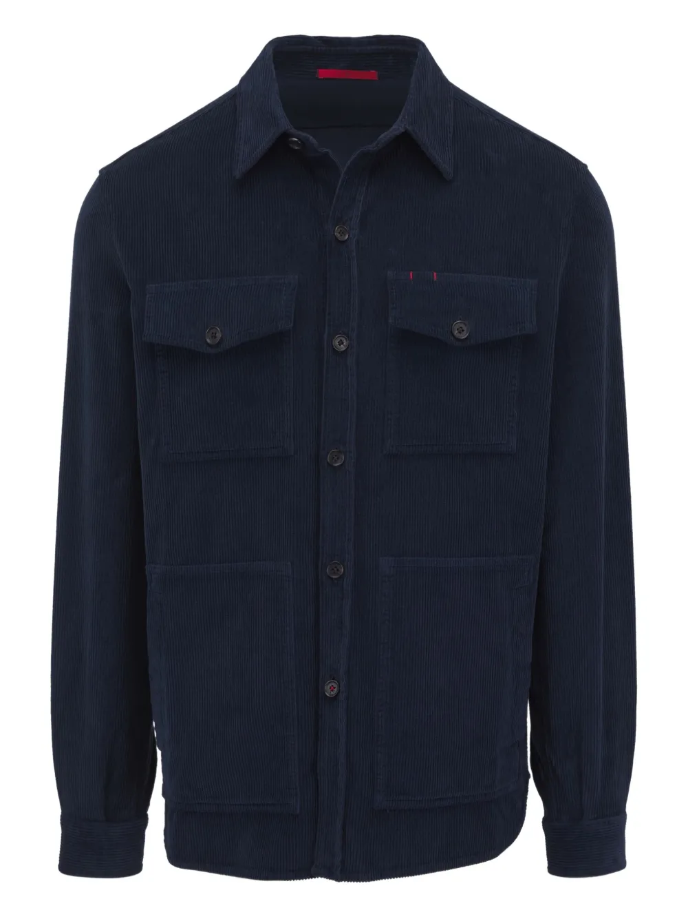 Вельветовая рубашка-куртка с карманами Isaia, синий
Вельветовая рубашка-куртка с карманами Isaia, синий