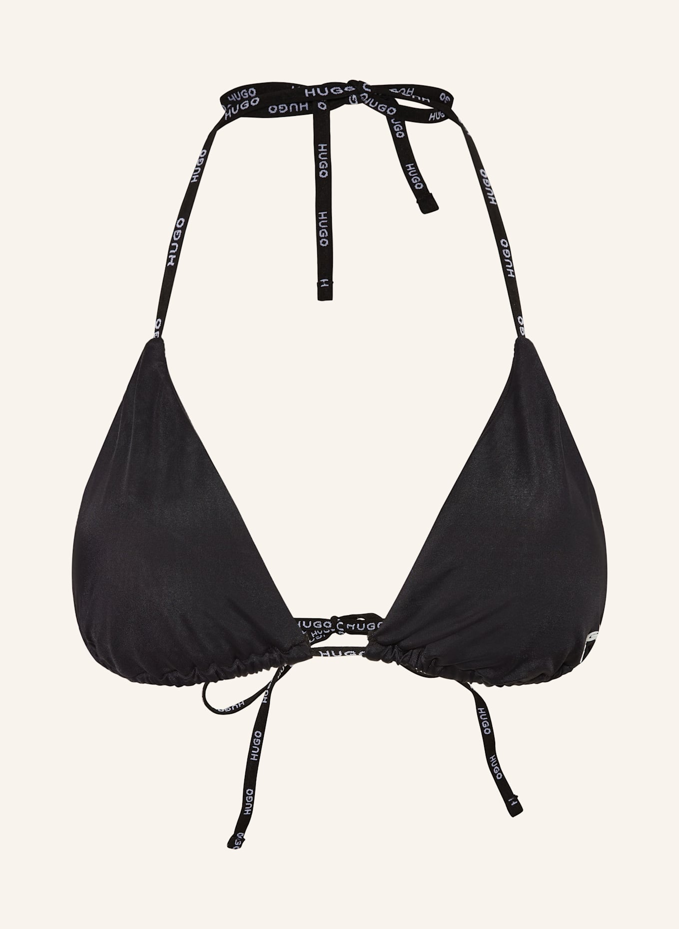 Треугольный верх бикини чистый Hugo, черный
Треугольный верх бикини чистый Hugo, черный