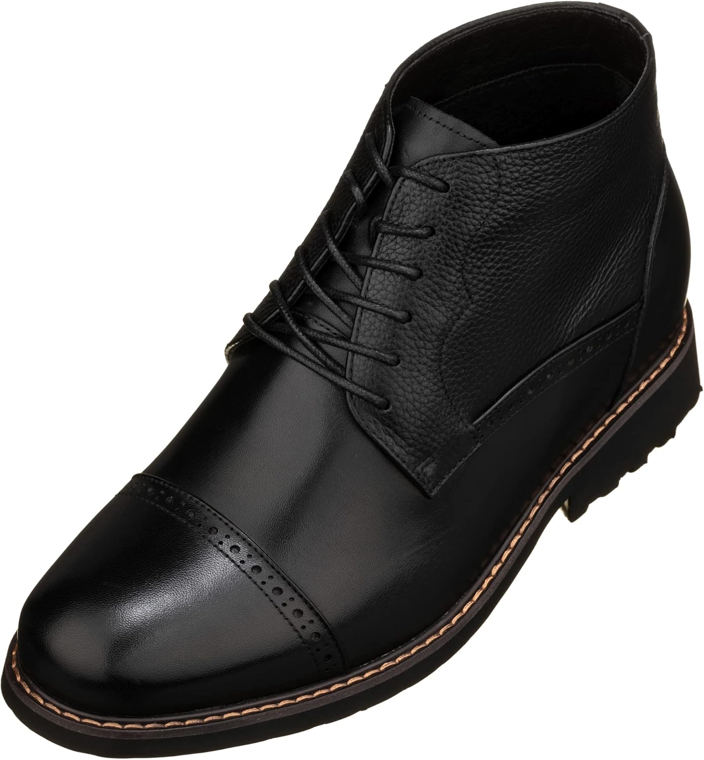 Мужские невидимые подъемные туфли CALTO - черные высокие ботинки на шнуровке из премиальной кожи - увеличивают рост на 8 см - Y41080 - размер 9 D(M) US
Мужские невидимые подъемные туфли CALTO - черные высокие ботинки на шнуровке из премиальной кожи - увеличивают рост на 8 см - Y41080 - размер 9 D(M) US