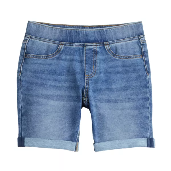 Девчачьи бермуды с завышенной талией на резинке 6-20 лет в обычных и больших размерах So, цвет dark wash
Девчачьи бермуды с завышенной талией на резинке 6-20 лет в обычных и больших размерах So, цвет dark wash