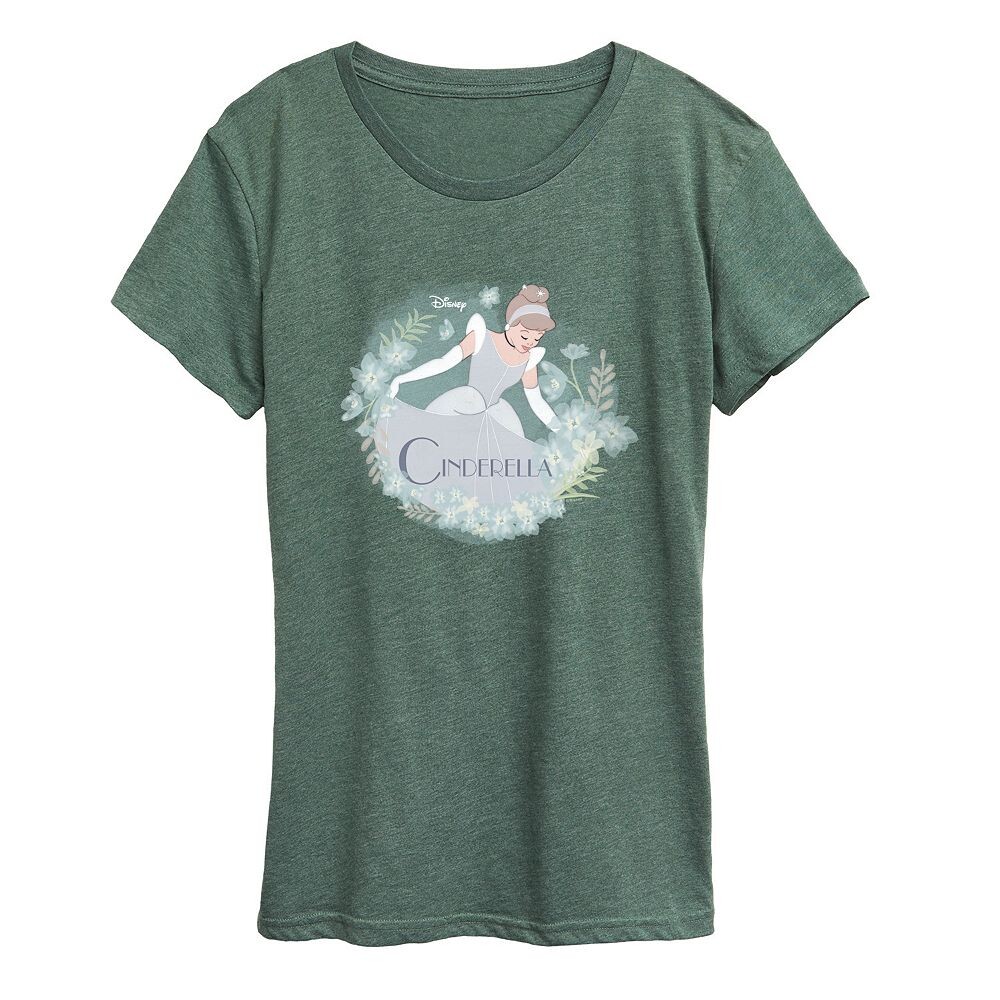 Женская футболка с рисунком Disney Princess Cinderella, цвет Heather Green
Женская футболка с рисунком Disney Princess Cinderella, цвет Heather Green