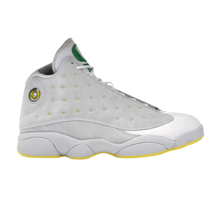 Кроссовки Air Jordan Air Jordan 13 Retro 'Oregon Ducks' PE, серый
Кроссовки Air Jordan Air Jordan 13 Retro 'Oregon Ducks' PE, серый