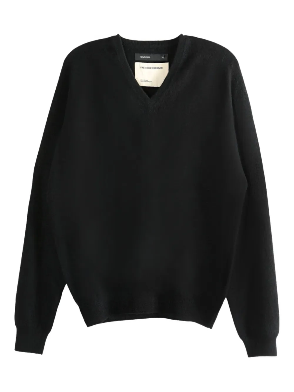 Кашемировый свитер с V-образным вырезом Frenckenberger, черный
Кашемировый свитер с V-образным вырезом Frenckenberger, черный