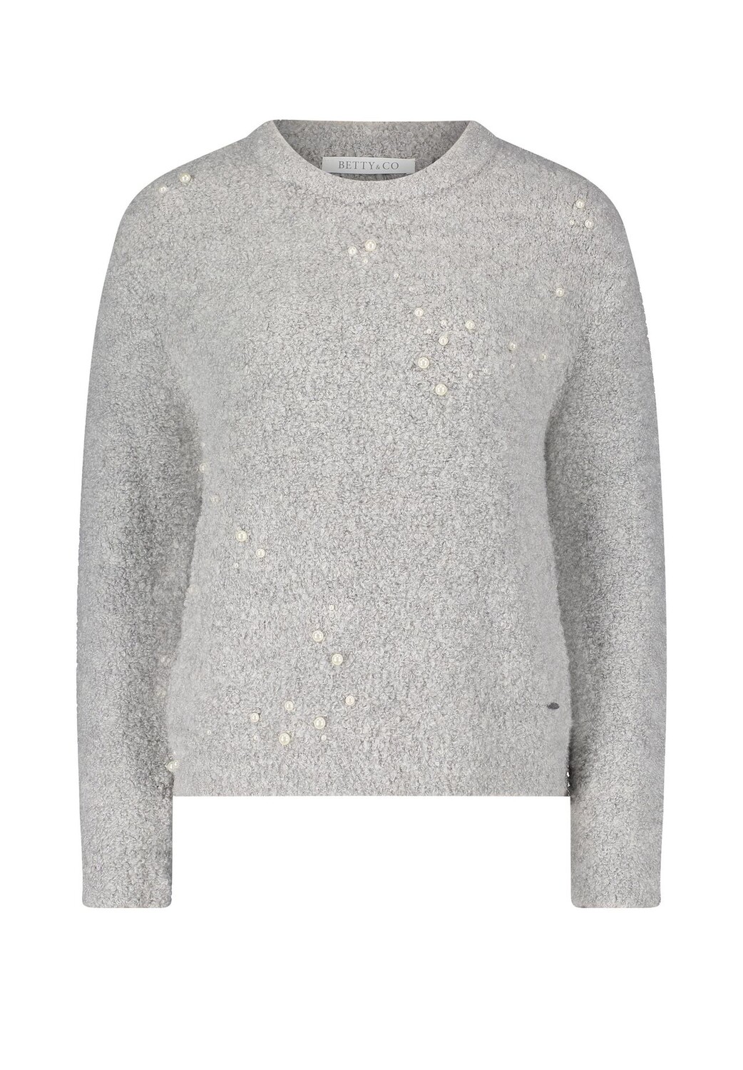 Вязаный свитер с жемчугом BETTY & CO, цвет Light Silver Melange
Вязаный свитер с жемчугом BETTY & CO, цвет Light Silver Melange