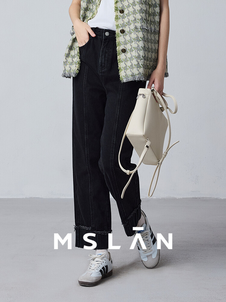 Джинсы Mslan с прямыми штанинами, синий
Джинсы Mslan с прямыми штанинами, синий