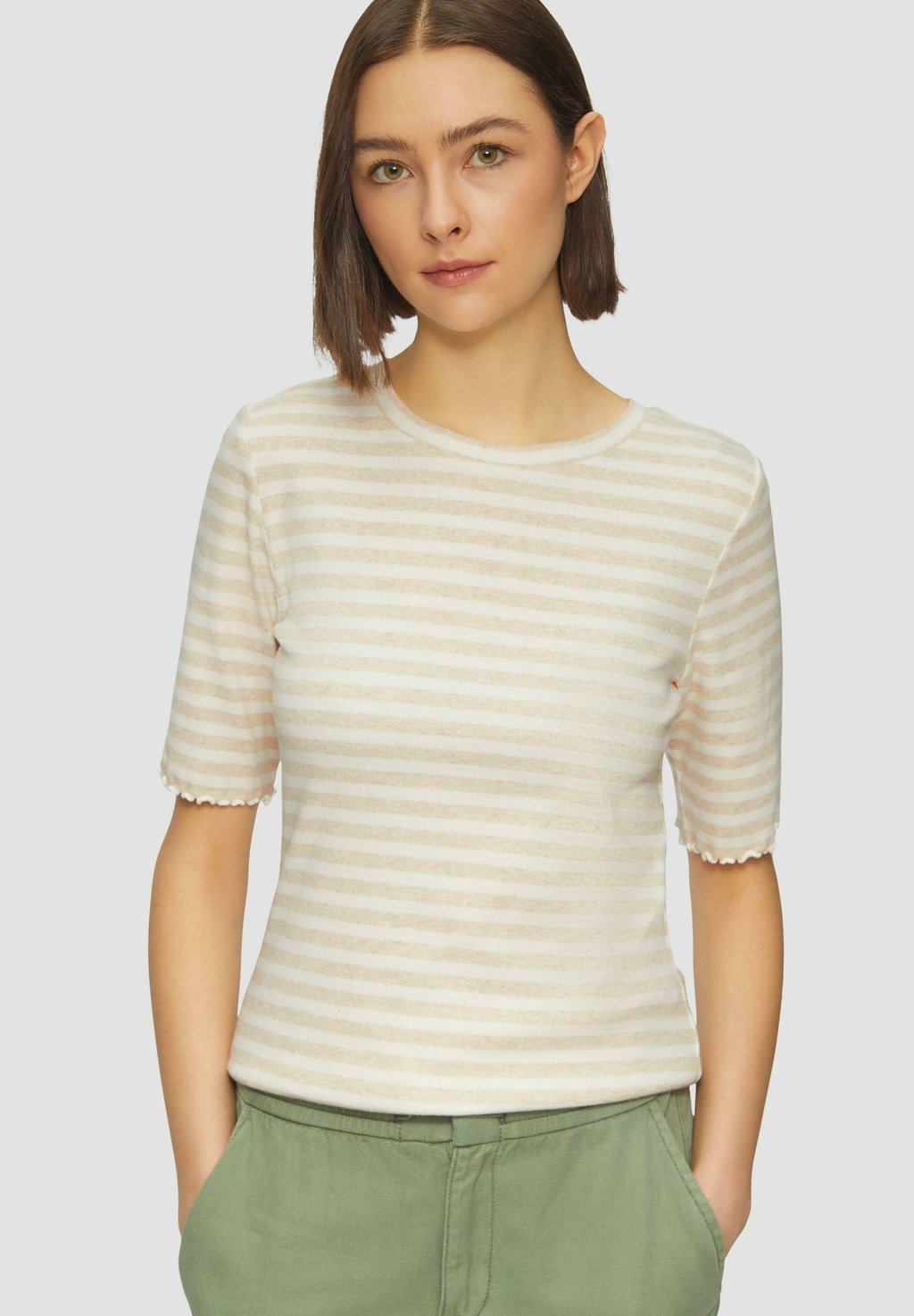 Футболка с принтом GESTREIFTES IM s.Oliver, бежевый
Футболка с принтом GESTREIFTES IM s.Oliver, бежевый