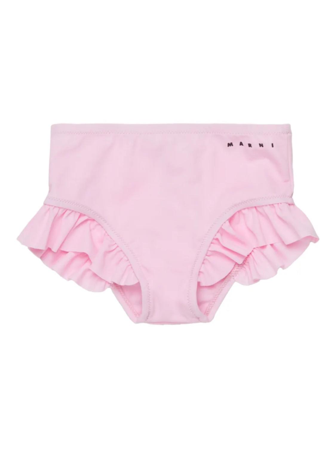 Плавки бикини с оборками Marni Kids, розовый
Плавки бикини с оборками Marni Kids, розовый