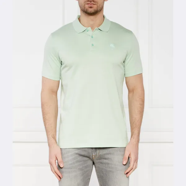 Рубашка-Поло узкого кроя Karl Lagerfeld, зеленый 
Рубашка-Поло узкого кроя Karl Lagerfeld, зеленый