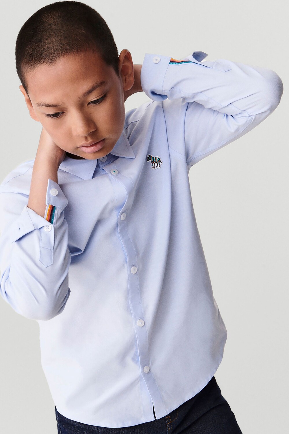 Рубашка Оксфорд для мальчика Paul Smith, синий 
Рубашка Оксфорд для мальчика Paul Smith, синий