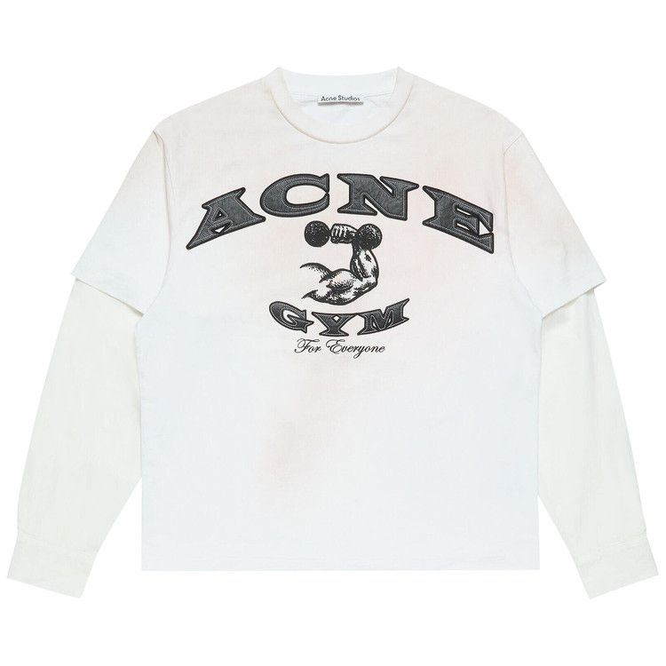 Футболка Acne Studios Layered Long-Sleeve Logo T-Shirt, Dusty White
Футболка Acne Studios Layered Long-Sleeve Logo T-Shirt, Dusty White
