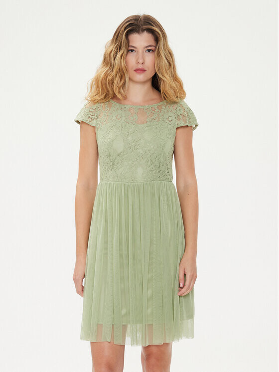 Платье стандартного кроя Vila, зеленый 
Платье стандартного кроя Vila, зеленый