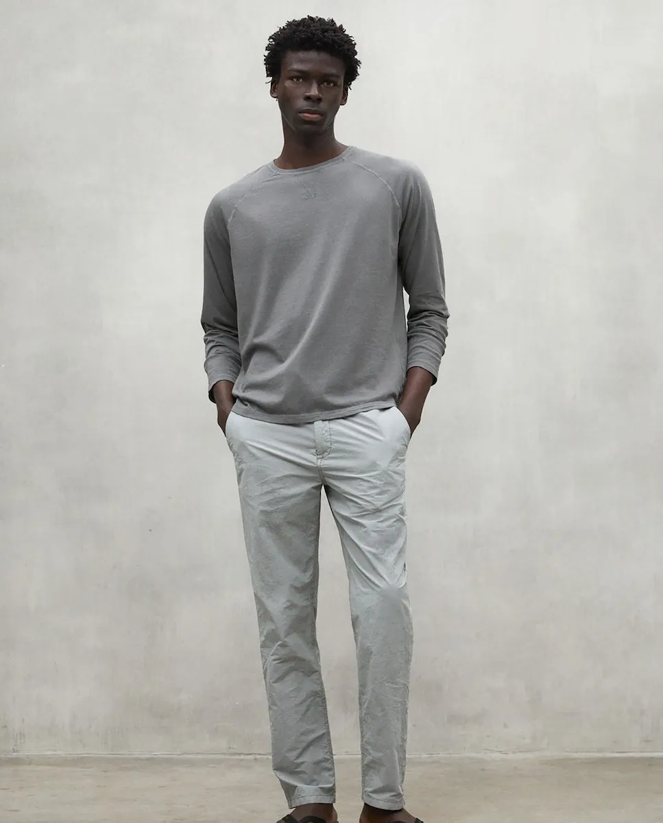 Мужские прямые брюки с кулиской для регулировки талии Ecoalf, светло-серый
Мужские прямые брюки с кулиской для регулировки талии Ecoalf, светло-серый