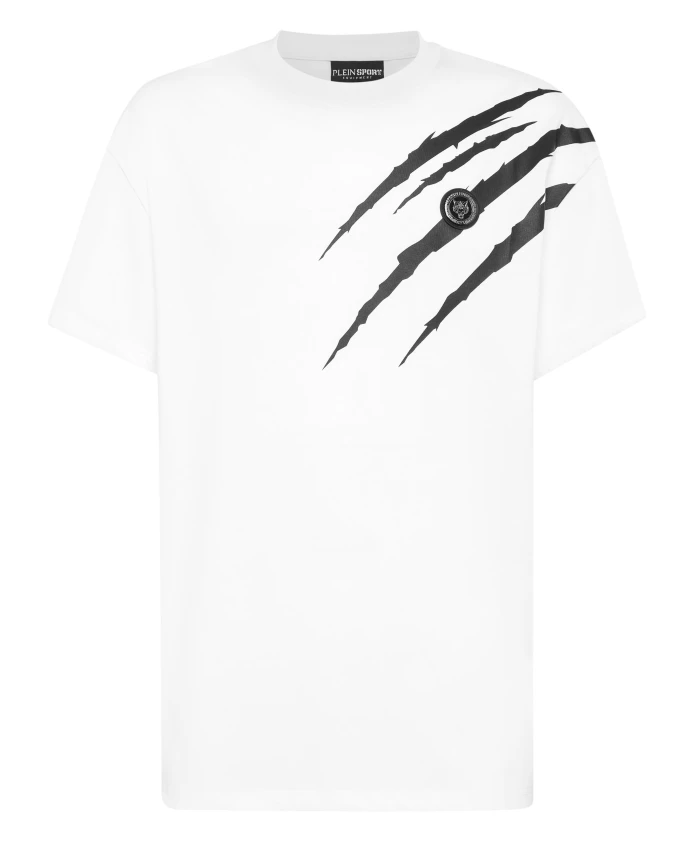 Футболка с круглым вырезом, ss scratch Plein Sport, белый
Футболка с круглым вырезом, ss scratch Plein Sport, белый