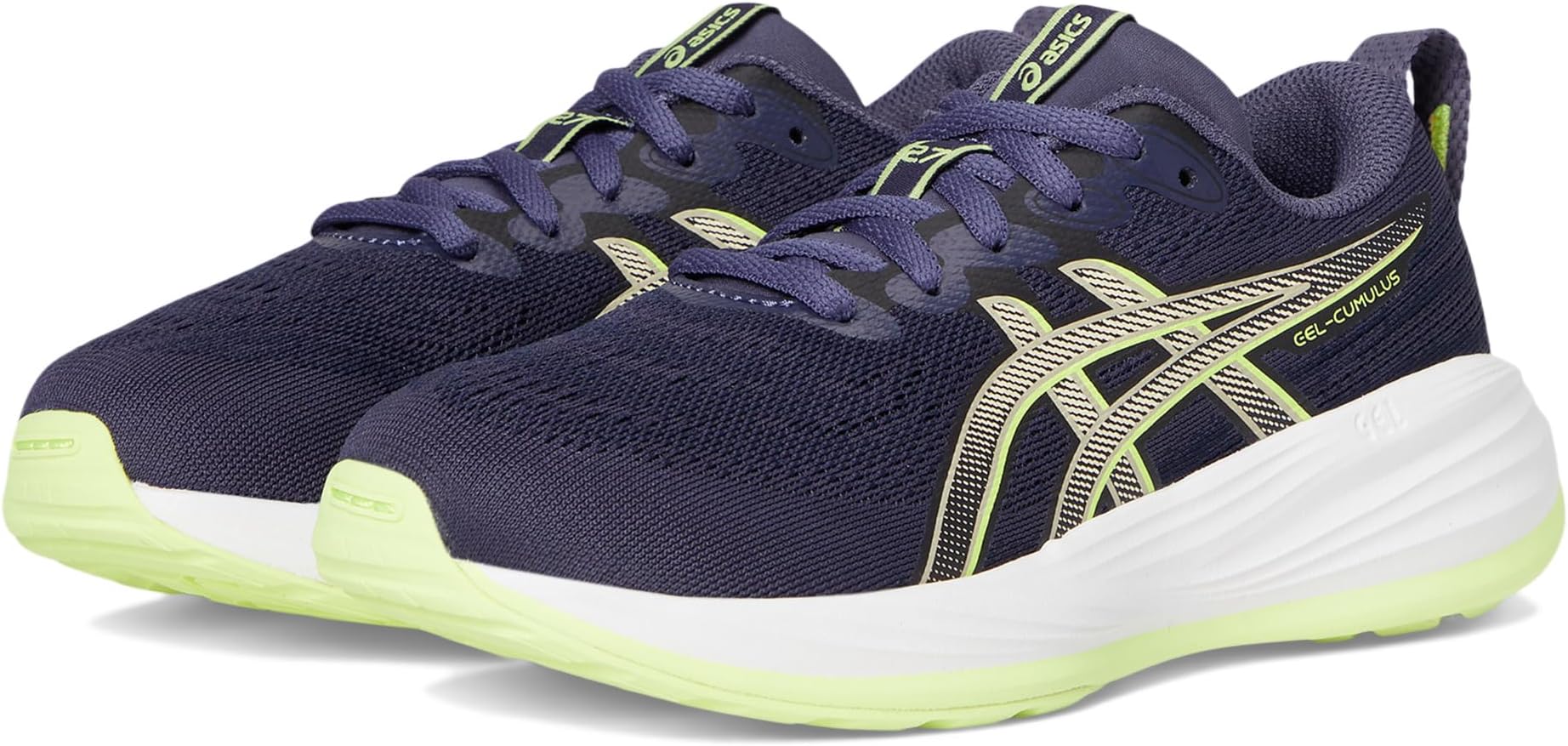Кроссовки ASICS Kids Gel-Cumulus 27 Grade School, цвет Indigo Fog/Lucid Yellow
Кроссовки ASICS Kids Gel-Cumulus 27 Grade School, цвет Indigo Fog/Lucid Yellow