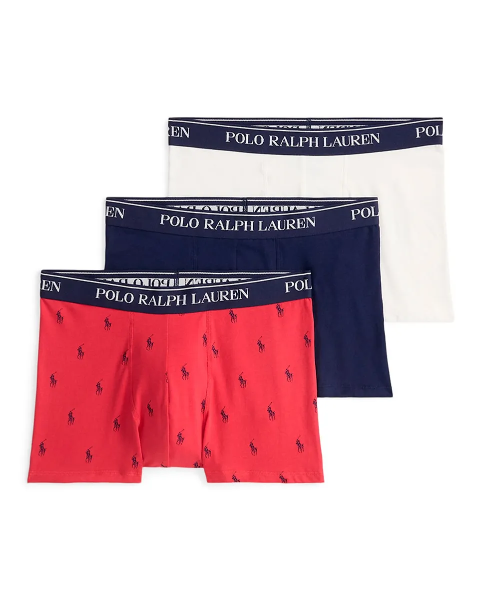 Набор из трех мужских хлопковых боксеров в разных цветах Polo Ralph Lauren
Набор из трех мужских хлопковых боксеров в разных цветах Polo Ralph Lauren