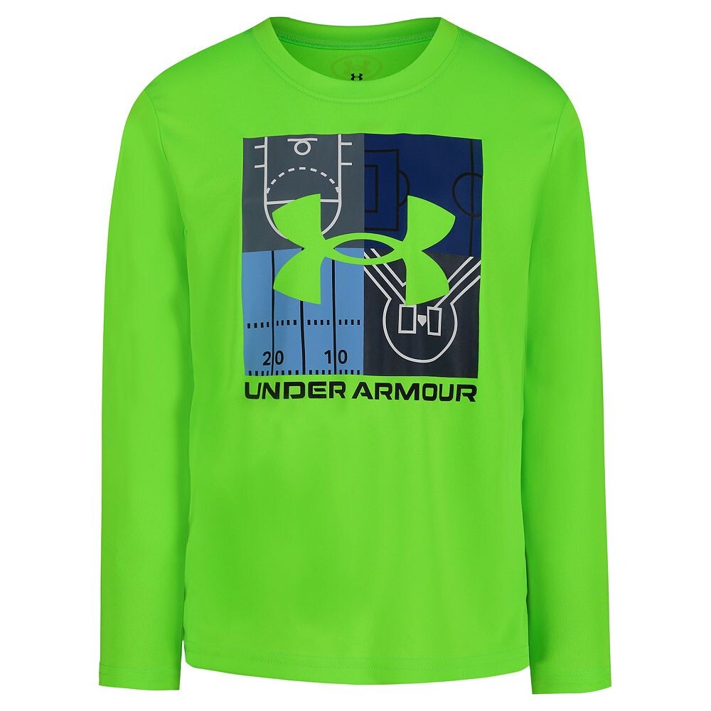 Футболка Under Armour для малышей Boy UA «Играй как босс», зеленый
Футболка Under Armour для малышей Boy UA «Играй как босс», зеленый