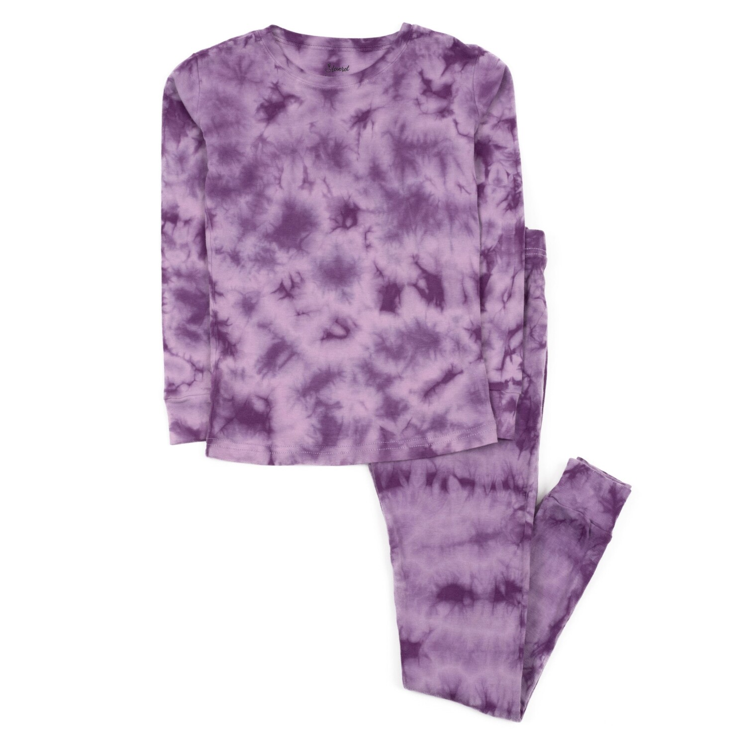 Детские двухкусочные хлопковые пижамы Tie Dye для девочек Leveret, цвет Tie Dye Purple Mix
Детские двухкусочные хлопковые пижамы Tie Dye для девочек Leveret, цвет Tie Dye Purple Mix