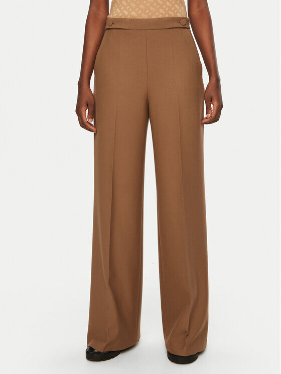 Тканевые брюки стандартного кроя Boss, коричневый
Тканевые брюки стандартного кроя Boss, коричневый