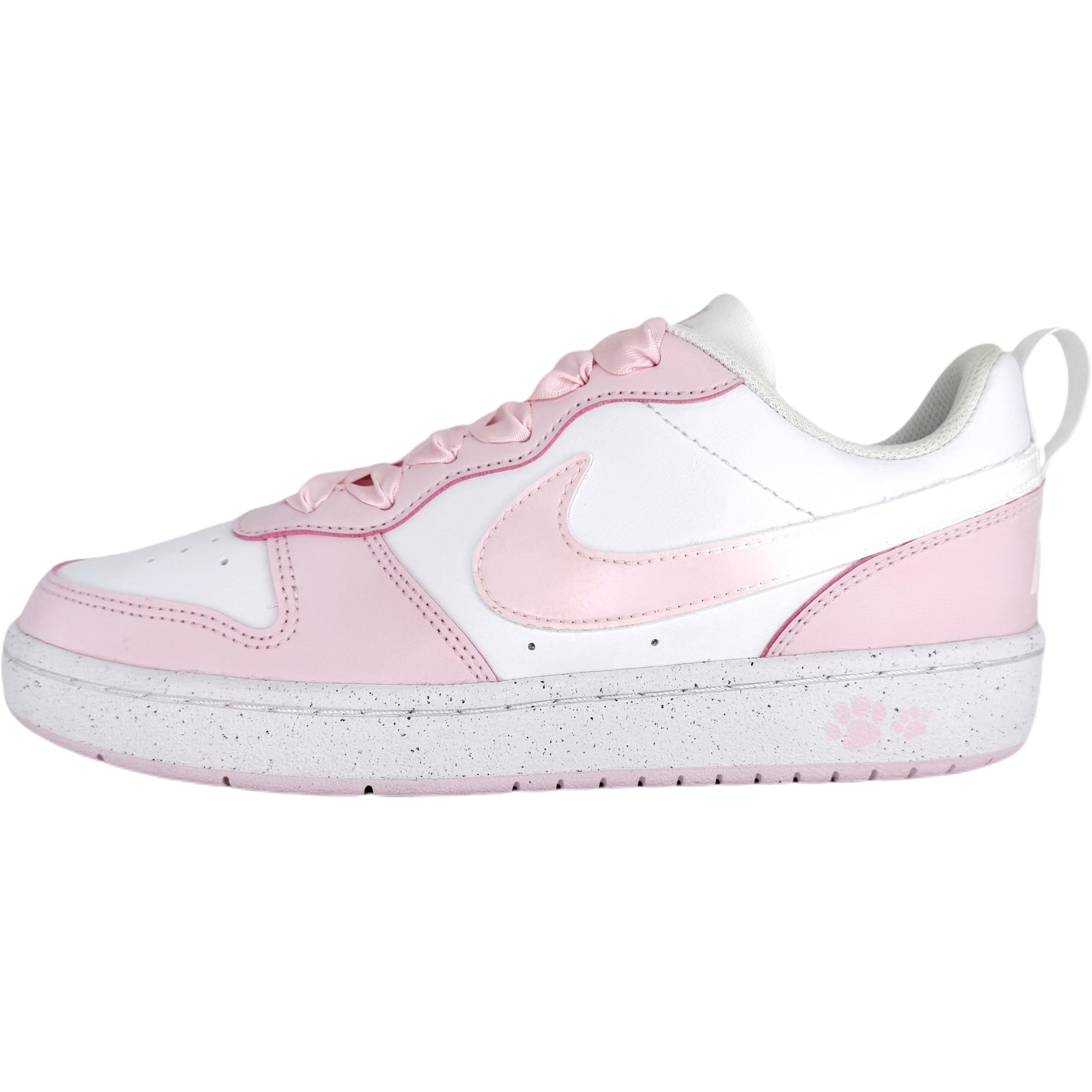 Nike Детские низкие скейтбордные кроссовки Court Borough Sweet Berry Bubble из синтетической кожи с амортизацией, розово-белые
Nike Детские низкие скейтбордные кроссовки Court Borough Sweet Berry Bubble из синтетической кожи с амортизацией, розово-белые