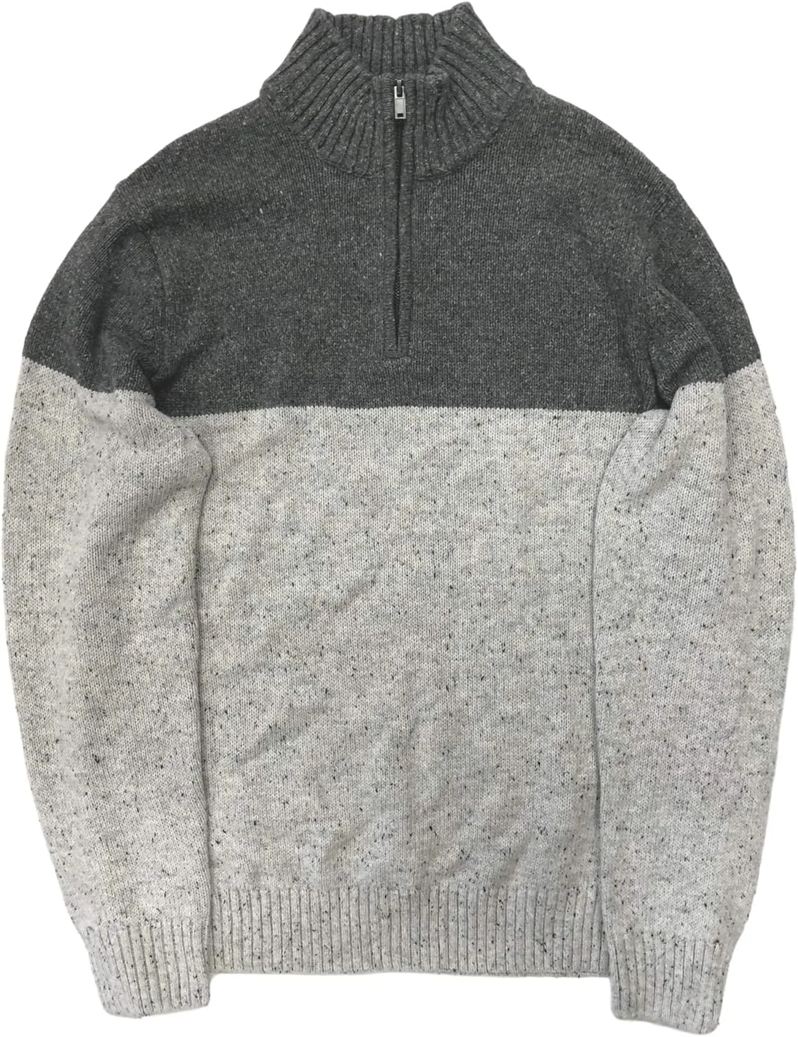 Мужской свитер с цветными блоками и серым крапом Sonoma
Мужской свитер с цветными блоками и серым крапом Sonoma