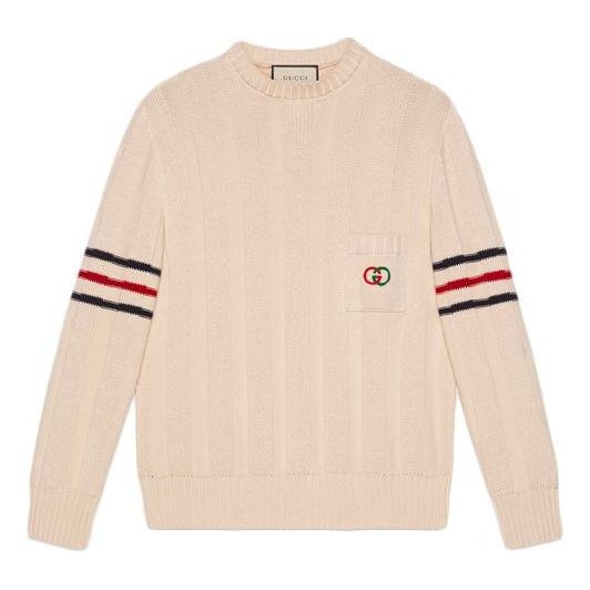 Свитер double g cotton knit sweater male white Gucci, белый
Свитер double g cotton knit sweater male white Gucci, белый