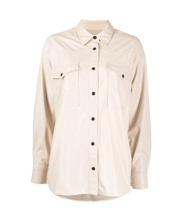 Белая блузка на кнопках Marant Ãtoile, бежевый
Белая блузка на кнопках Marant Ãtoile, бежевый