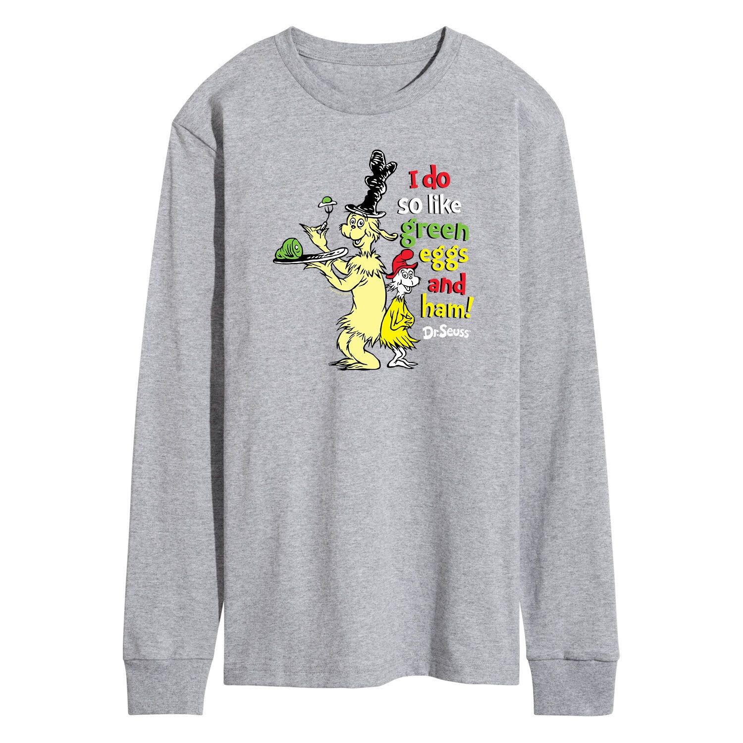 Мужская футболка Dr. Seuss Do Not Like с длинными рукавами Licensed Character
Мужская футболка Dr. Seuss Do Not Like с длинными рукавами Licensed Character