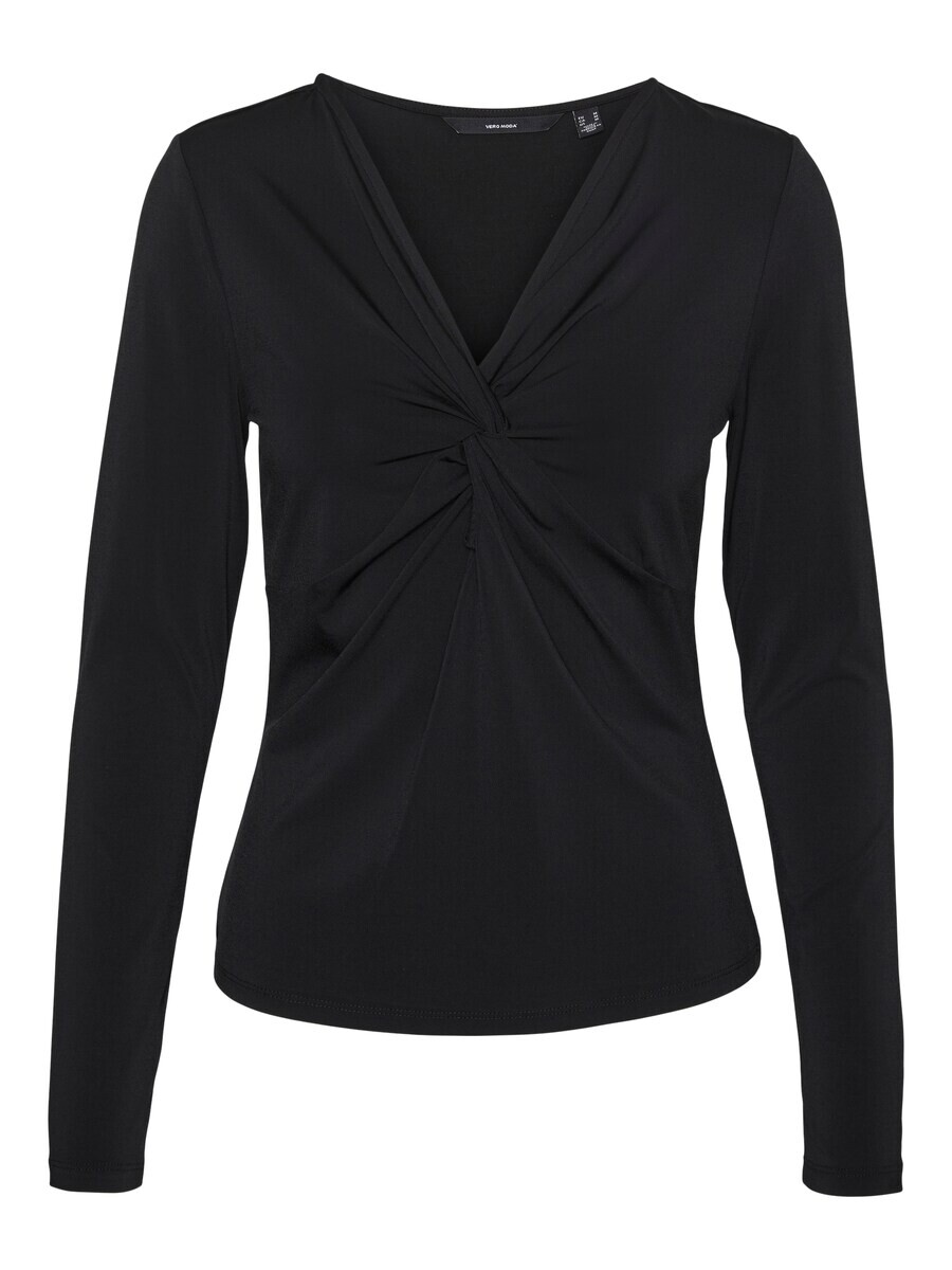 Лонгслив VERO MODA Shirt VMHEVI, черный 
Лонгслив VERO MODA Shirt VMHEVI, черный