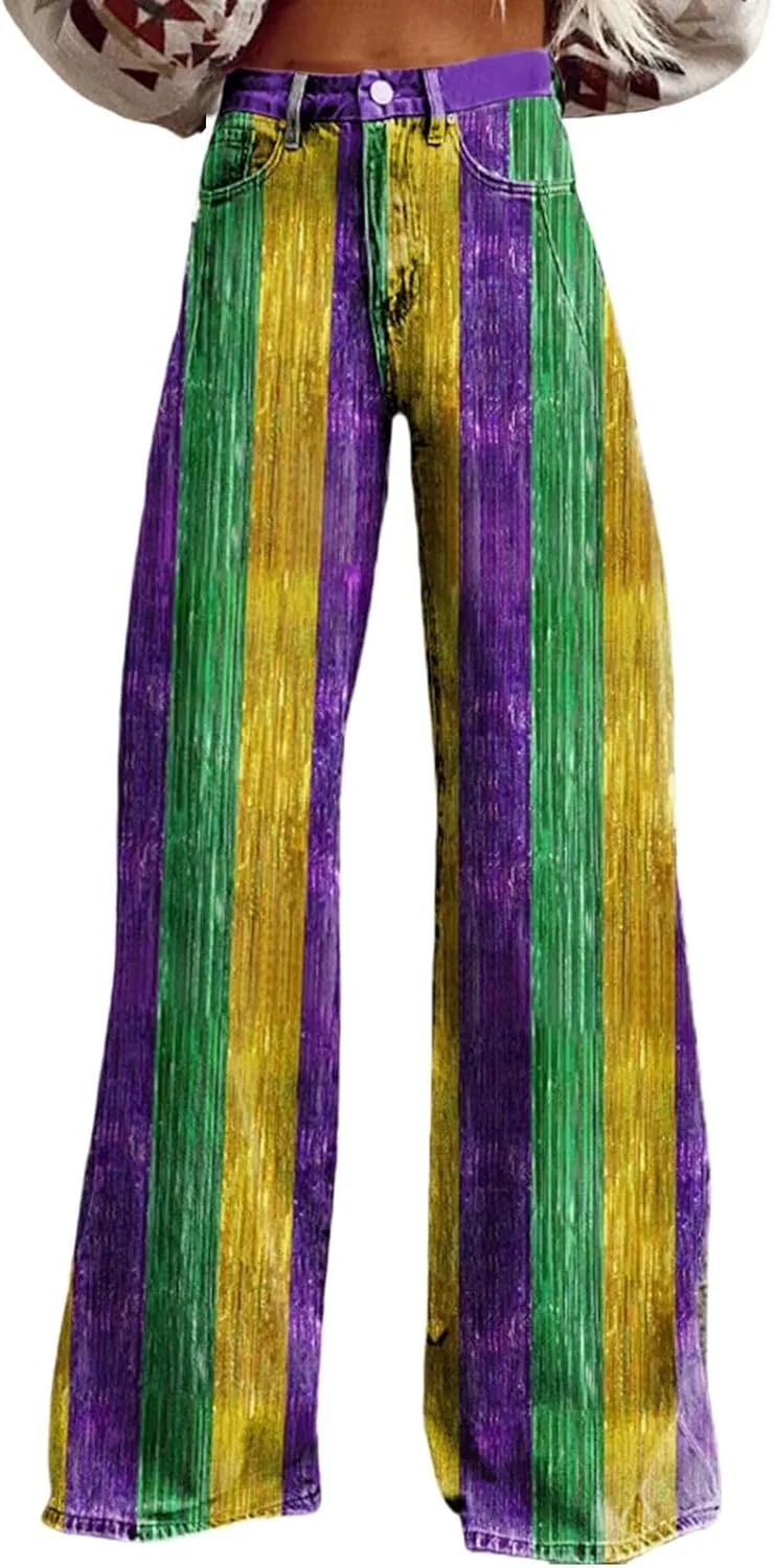 Плюс сайз джинсы Mardi Gras с пайетками, широкие клеш
Плюс сайз джинсы Mardi Gras с пайетками, широкие клеш