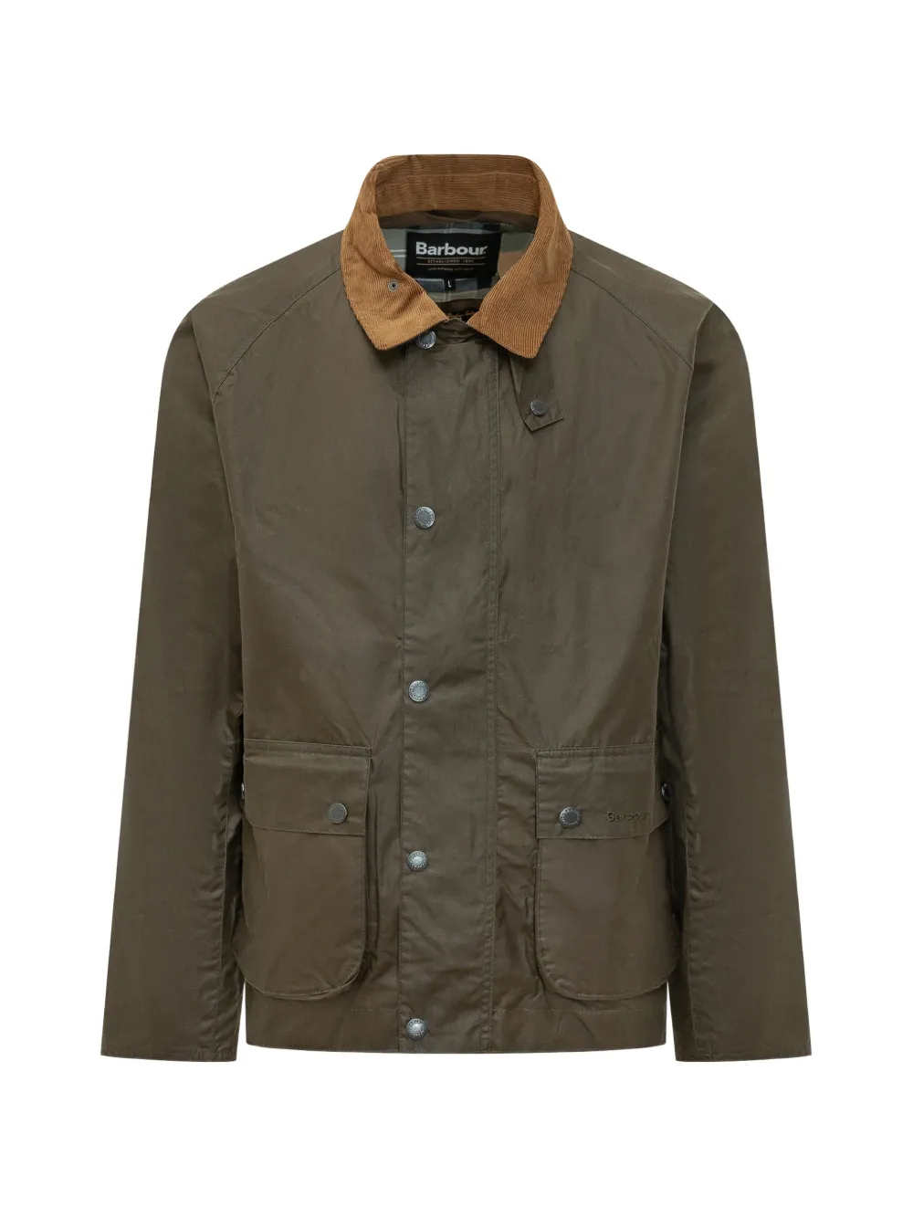 Куртка на пуговицах с восковым покрытием и вельветовым воротником Barbour, зеленый
Куртка на пуговицах с восковым покрытием и вельветовым воротником Barbour, зеленый