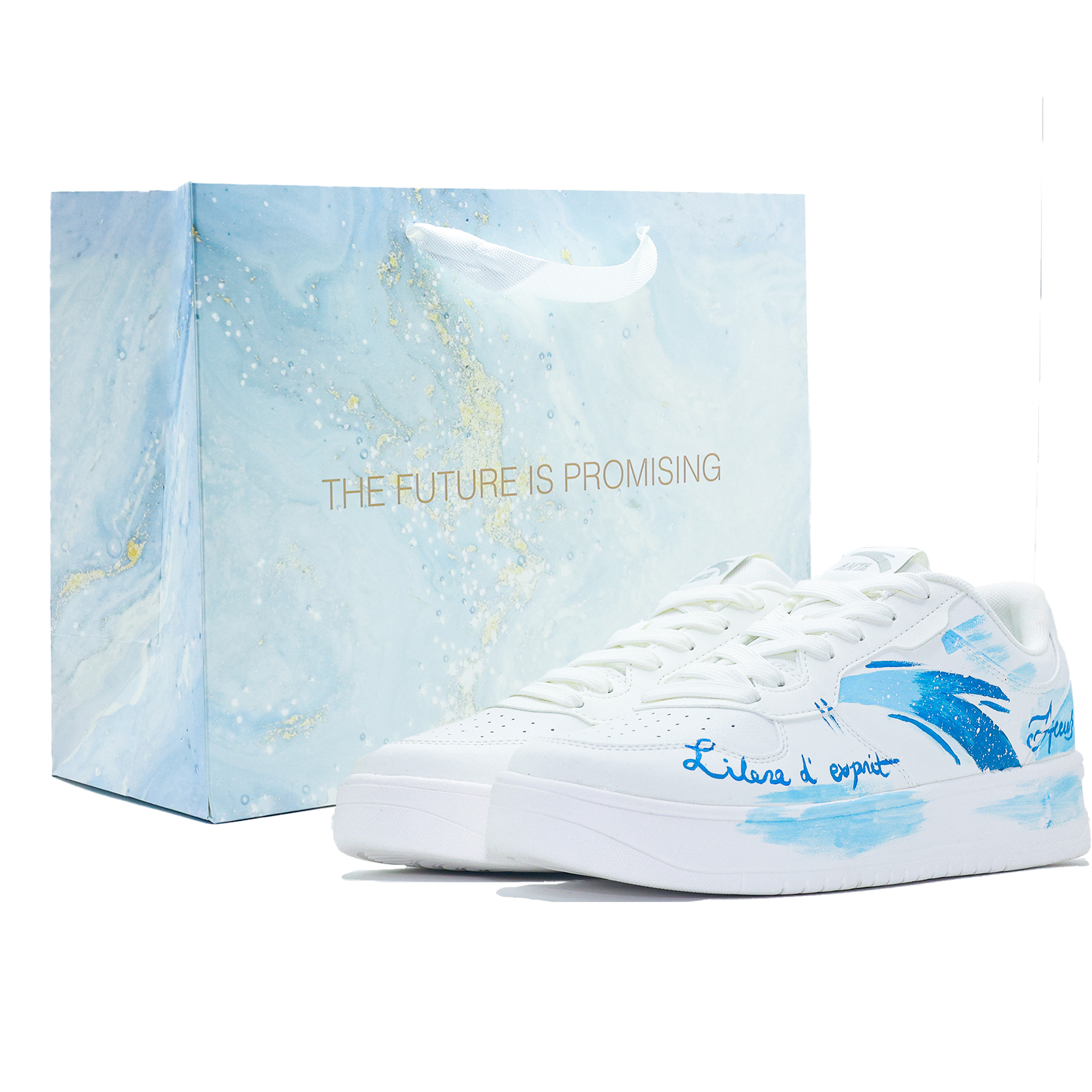 ANTA Комфортные противоскользящие амортизирующие низкие кроссовки для скейтбординга, мужские, белые, синие
ANTA Комфортные противоскользящие амортизирующие низкие кроссовки для скейтбординга, мужские, белые, синие