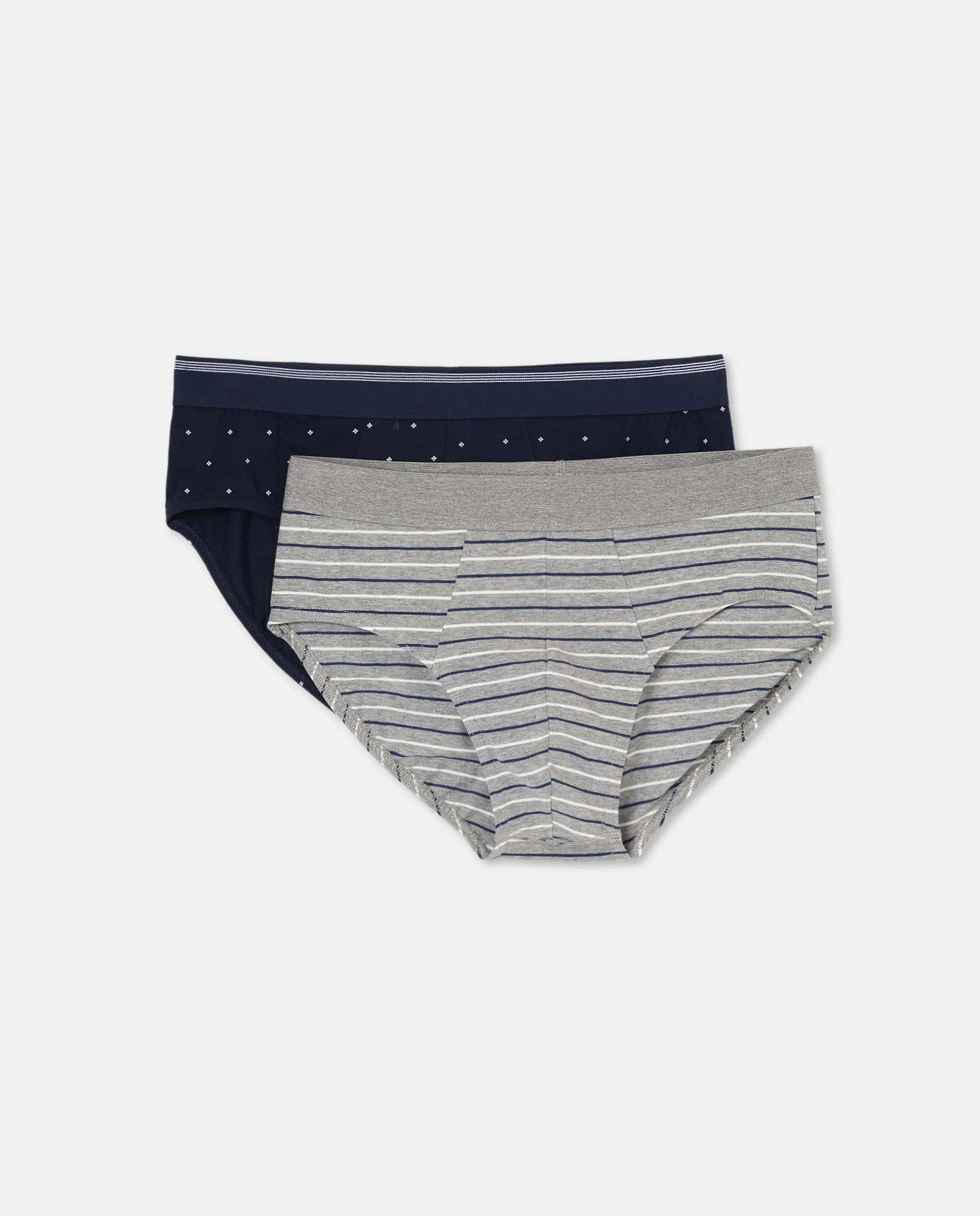 Набор из 2 трусов мужских с узором Dustin, темно-синий 
Набор из 2 трусов мужских с узором Dustin, темно-синий