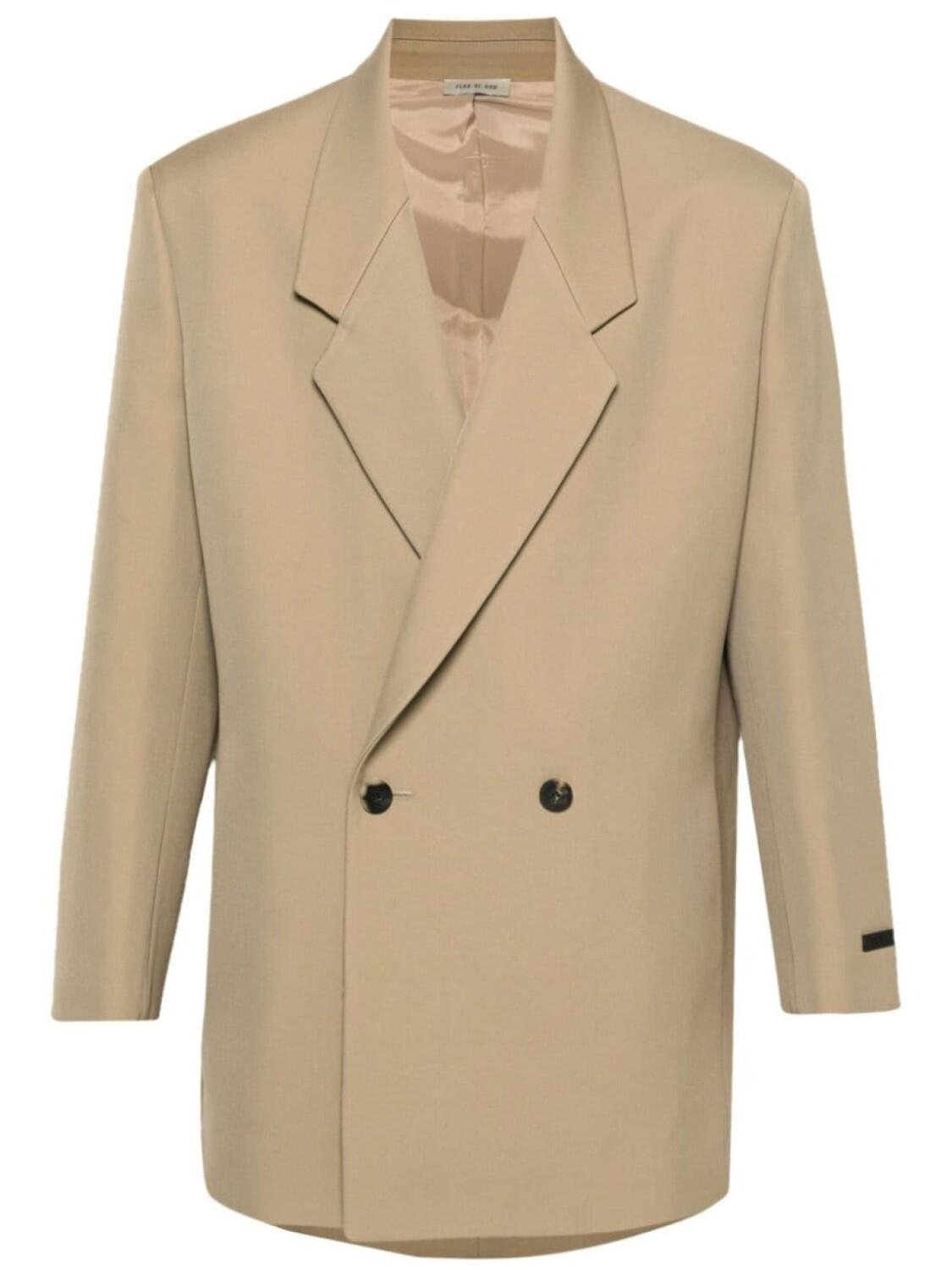 Fear Of God двубортный пиджак California, нейтральный цвет
Fear Of God двубортный пиджак California, нейтральный цвет