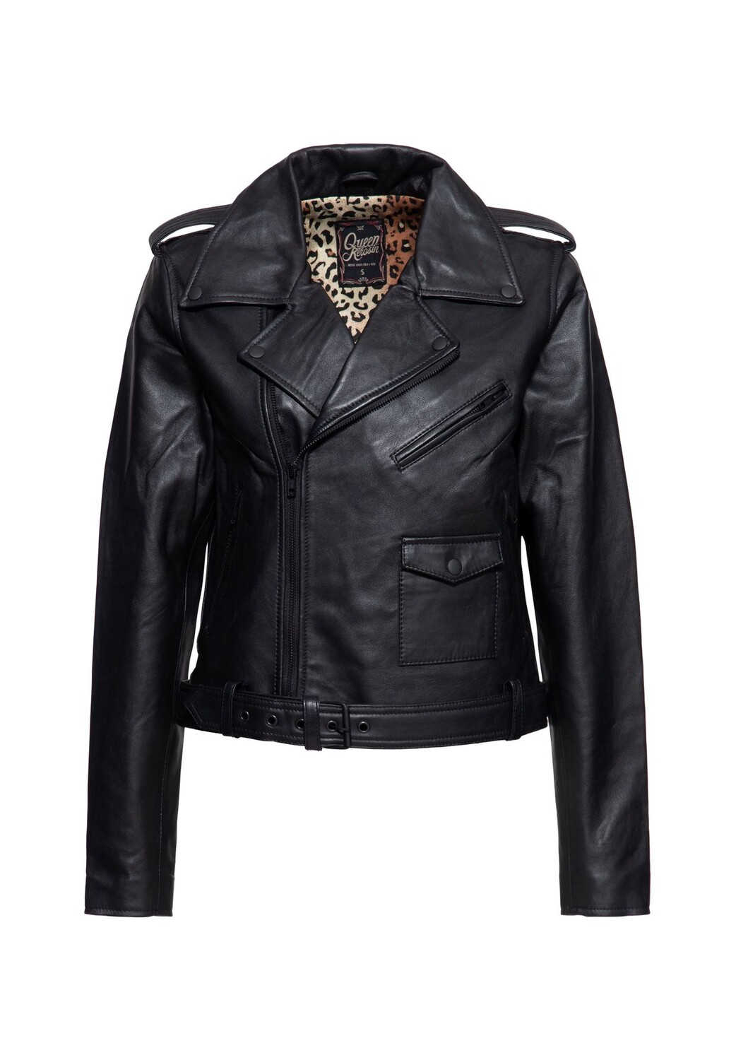 Кожаная куртка на леопардовой подкладке Marlon QUEEN KEROSIN, черный
Кожаная куртка на леопардовой подкладке Marlon QUEEN KEROSIN, черный