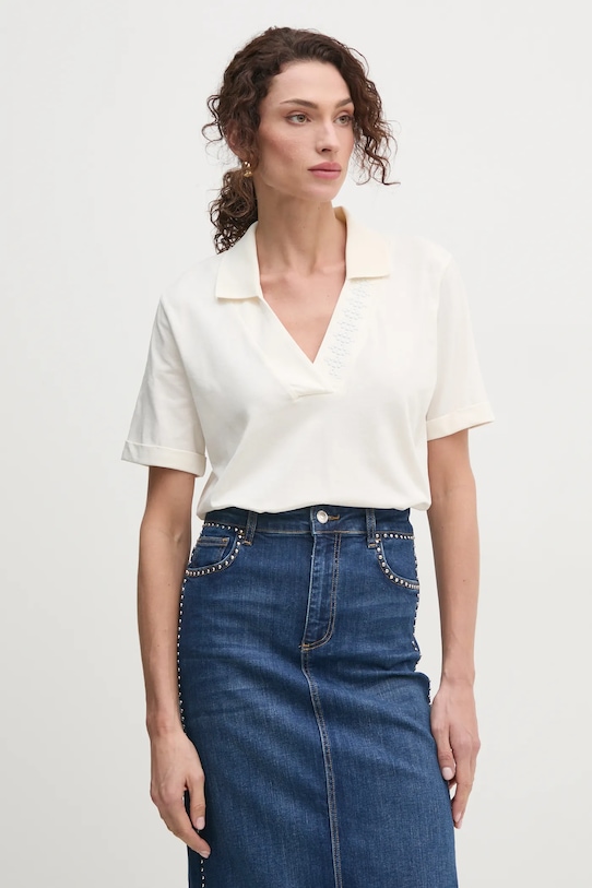 Футболка Liu Jo, бежевый
Футболка Liu Jo, бежевый